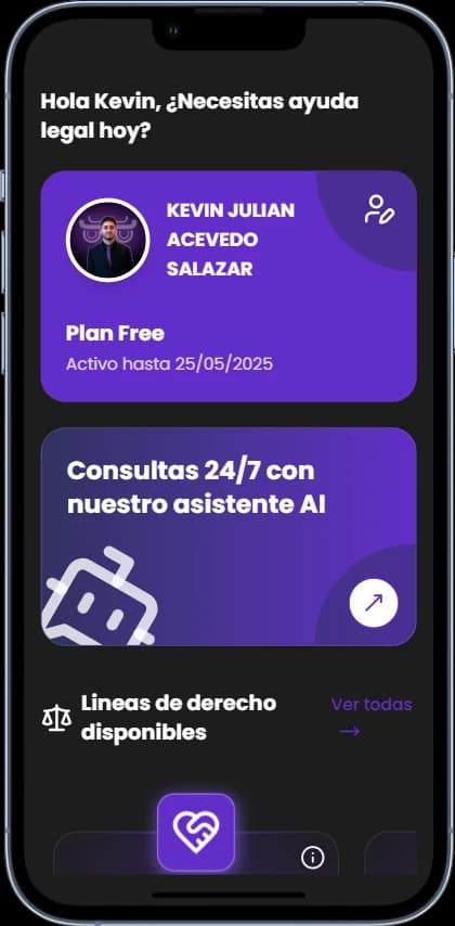 Mockups mobile view admin dashboard Legal Aid